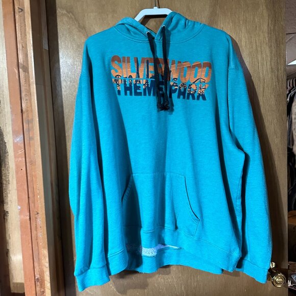 Mens Hooded Sweatshirt Siverwood Theme Park 2XL Used - Picture 1 of 5